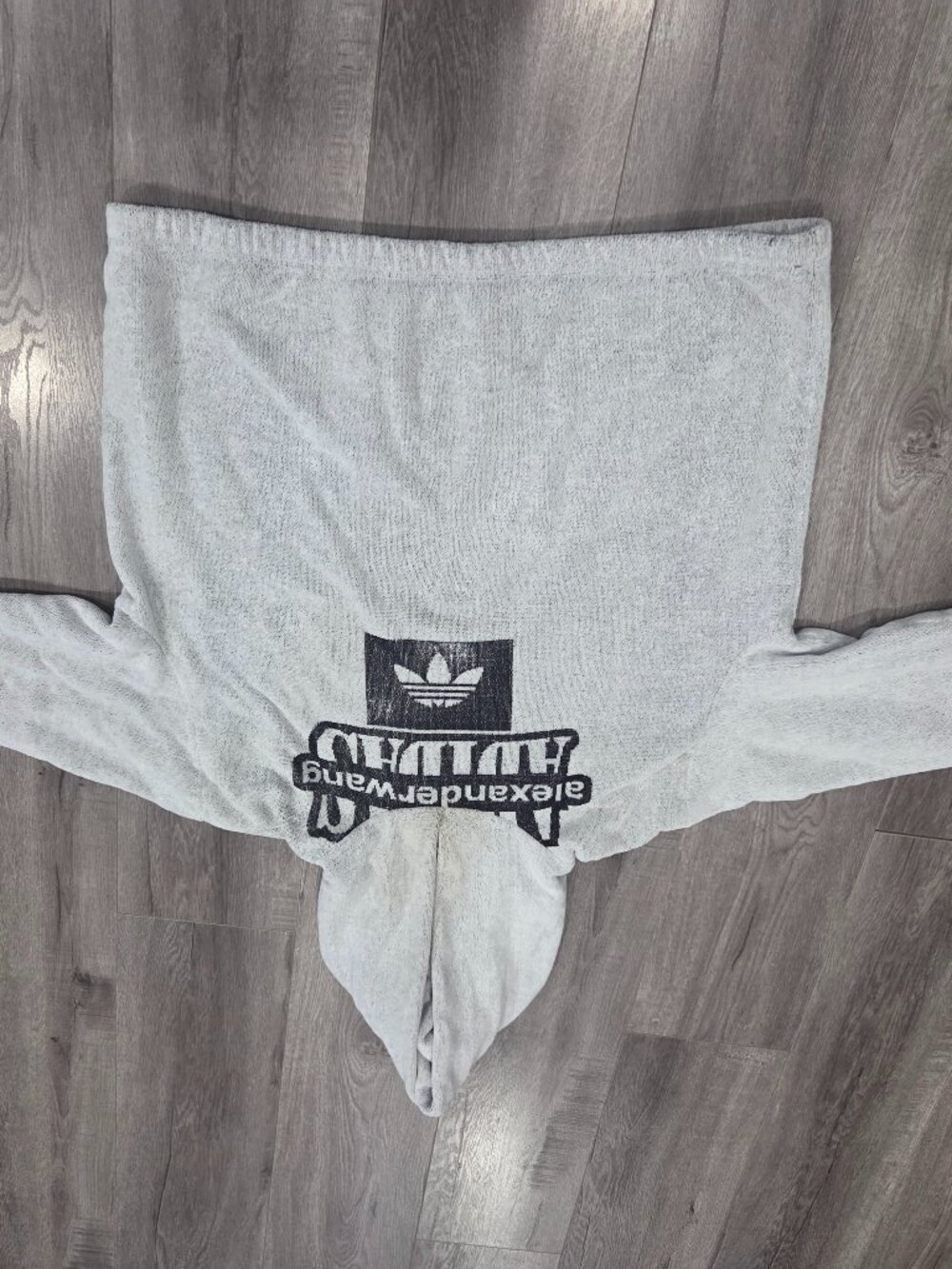 Alexander Wang White Towel Hoodie by adidas